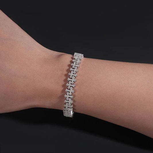 Sparkling Cross Bracelet